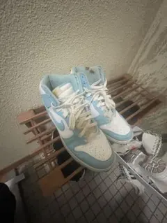 Nike Dunk High 水色/ホワイト 値下げ交渉〇