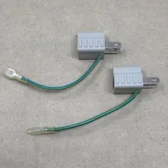 コンセント変換プラグ 変換アダプター　3P→2P グレー　2個 HEWTECH