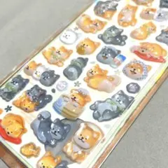 【新品未使用】正規品‼️ 和柄 ボンボンドロップシール 柴犬 クーリア