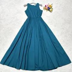 極美品✨21年製 フォクシー ドレス ロージーフレア ワンピース ブルー