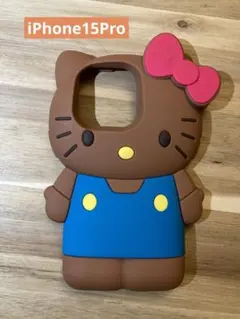 【新品未使用】ハローキティiPhone15pro日焼けキティ