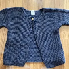 プチバトー　カーディガン　ネイビー　70センチ　お出かけ