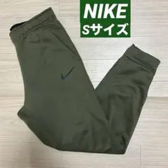ほぼ未使用 ナイキ DRY-FIT 裏起毛 ジョガーパンツ カーキ Sサイズ