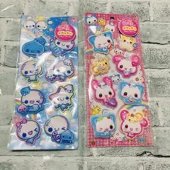 あわわちゃん　ハッピーマーチ　もっちりシール　カミオジャパン 正規品２点セット