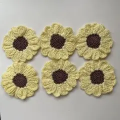 花モチーフ　6枚セット