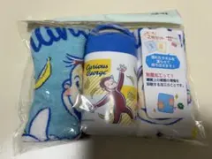 【新品】おさるのジョージ ハンドタオル 2枚セット 専用ケース付き おしぼりのサムネイル
