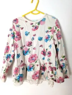 hakka kids 花柄カットソー 120