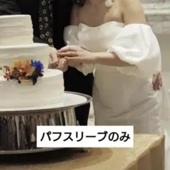 パフスリーブ つけ袖 結婚式 ウェディング 前撮り