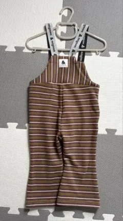 バースデイ &mignon ストライプ柄サロペット 80サイズ