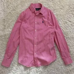 美品▲POLO RALPHLAUREN ポロラルフローレン/ストライプシャツ