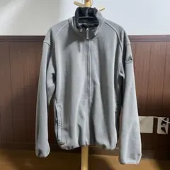 NIKE ACG フルジップフリースジャケット グレー 刺繍ロゴ 90s