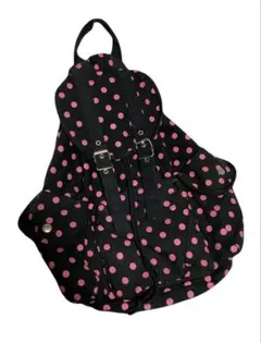 Y2K 平成レトロ ドット ポケット バックパック リュック