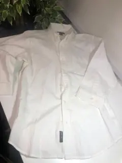 美品☆Eddie Bauer　エディーバウアー　七分袖シャツ　メンズ　XS　白