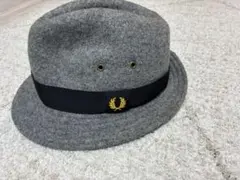 グレー ウール フェルトハット