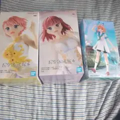 五等分の花嫁　フィギュア　3点セット
