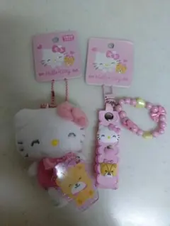 新品　サンリオ　ニコニコ　キティ　マスコット　キーホルダー