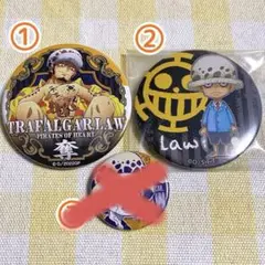ONE PIECE 輩缶バッジ 缶バッジ プチ トラファルガー・ロー