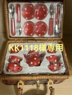 ミニチュア ピクニックバスケット ティーセット