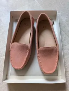 UGG スエードローファー 23.5cm ピンク スリッポン