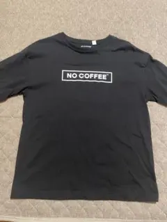 美品　NO COFFEE GLOBAL WORK Tシャツ ブラック L