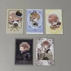 ディアラバ 逆巻シュウ ポラ風ラメカード 5点セット