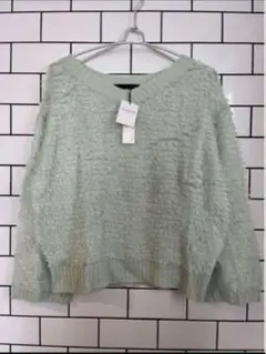 【Heather】新品　タグ付き　ループニット　マカロンカラー！