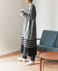 サニークラウズ/ドデカいチェックのワンピース/サイドポケット/SIZE LL