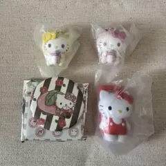 サンリオ　キティ　ミミィ　チャーム　ガチャガチャ　缶バッジ