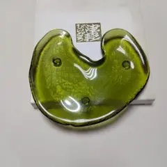 津軽びいどろ ガラス皿 パレット型 グリーンのサムネイル