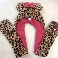 ヒョウ柄 マフラーキャップ ディズニー ファンキャップ マフラー キャップ ヒョウ柄｜Yahoo!フリマ