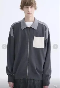 CULLNI Cut-off Band Collar Denim Blouson - メルカリ