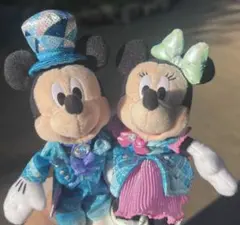 25周年 ミッキー ミニー ぬいぐるみバッジセット