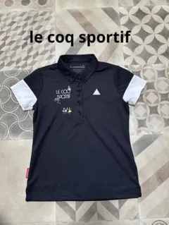 le coq sportifルコックゴルフ★黒ポロシャツ Mサイズ