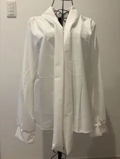 リボン ボウタイブラウス フォーマル オフィス 長袖　ブラウス　レディース