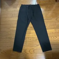 THE SHOP TK ストライプ カジュアルパンツ 黒