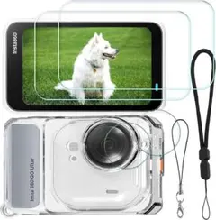 Insta360 GO Ultra 9点保護セット ケース フィルム ストラップ