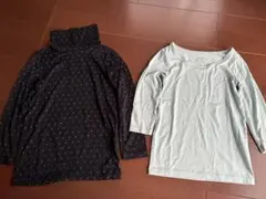 UNIQLO ユニクロ　ヒートテックシャツ　肌着　2枚セット　インナーシャツ