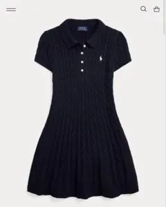 Polo Ralph Lauren ネイビー ニットワンピース L(12-14)