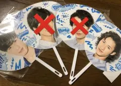 snowman 岩本照 宮舘涼太サマパラ ミニうちわ