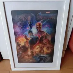 アベンジャーズ エンドゲーム 3Dポスター （額付き）