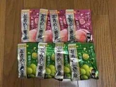 忍者めし 鉄の鎧 ピーチ マスカット8個 グミ 忍者式ダイエット