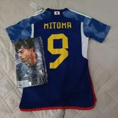 【新品】サッカー日本代表　三笘薫ユニ&タオルセット