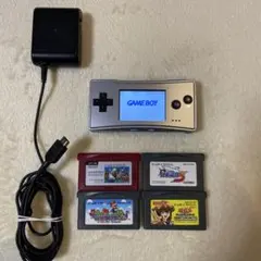 最終値下げ ゲームボーイアドバンス ミクロ 本体とゲームカートリッジ4本