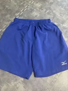 新品 ミズノ テニス ハーフパンツ メンズLサイズ ネイビー×ホワイト