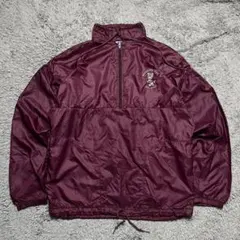 90s USA製 ラッセルアスレティック カレッジ ナイロンプルオーバー