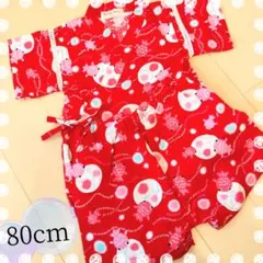 ベビー　甚平　女の子　きんぎょ　80