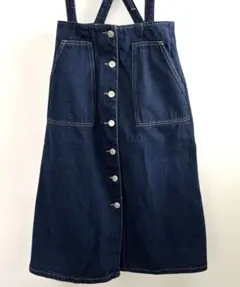 OLIVE des OLIVE デニム フロントボタンスカート