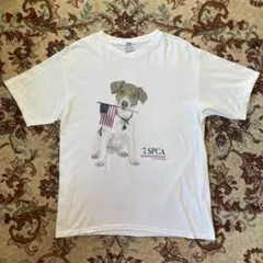 90s 00s SPCA 動物愛護　企業　ヴィンテージ　犬　アニマル　Tシャツ