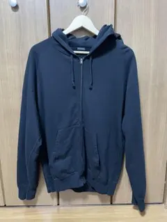 COMOLI 26SS LWコットン裏毛 ジップパーカ サイズ3 ブラック - メルカリ