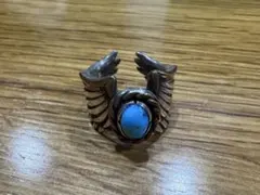 ターコイズ フェザーリング K10 シルバー - メルカリ
